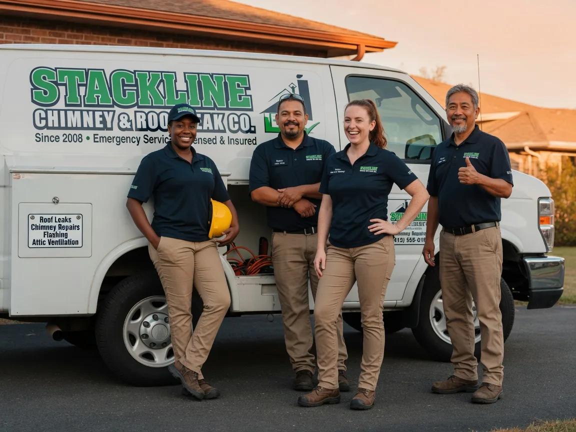 Chimney flashing repair company in Peck, MI
